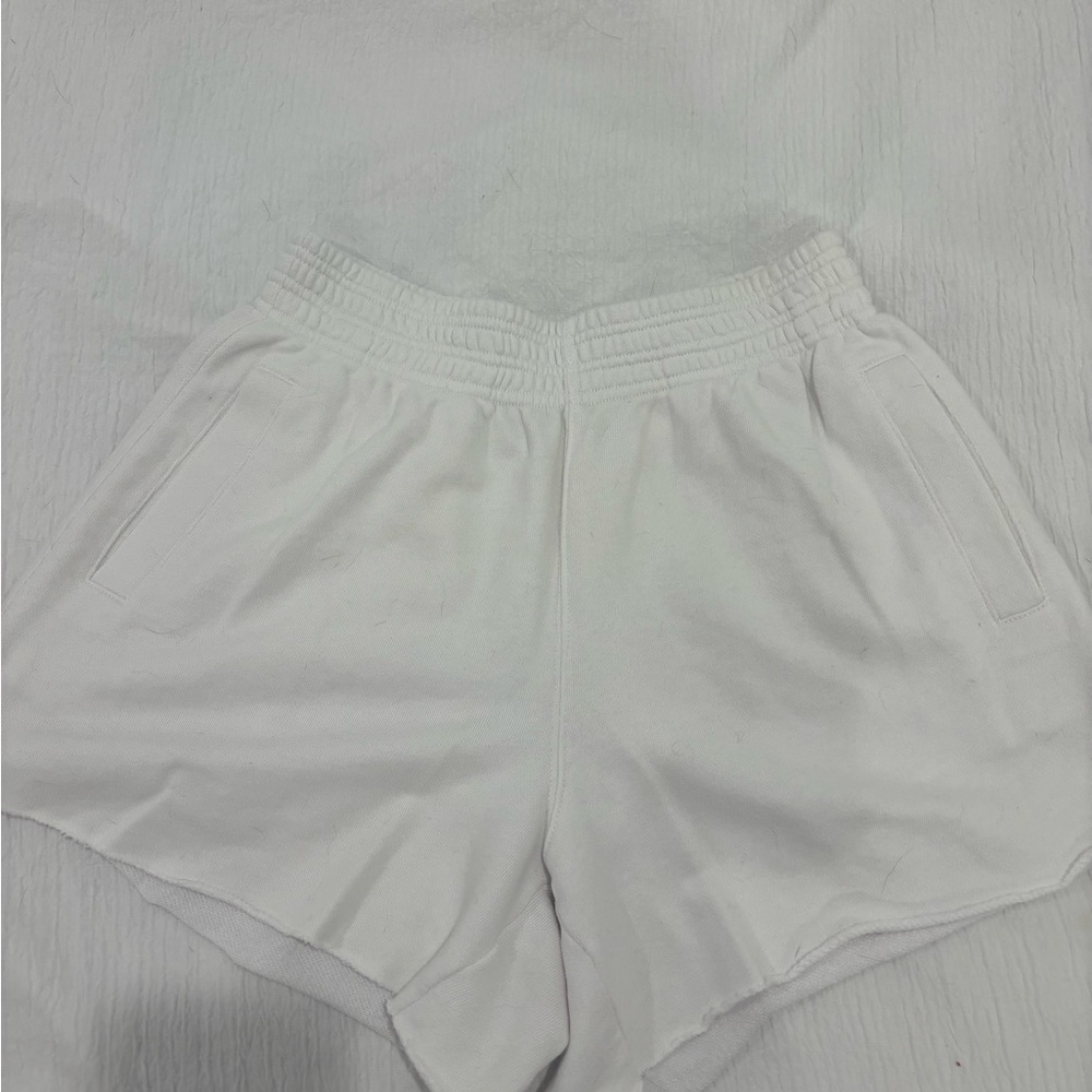 Aerie Classic White Athletic Shorts